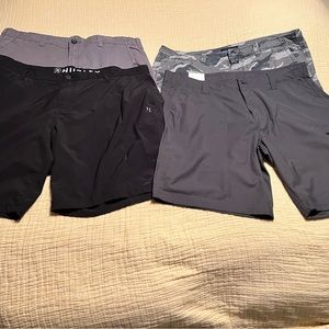 Size 40 variety of shorts Iron Co Flex, zeroxposur, urban pipeline, Hurley